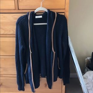 Navy cardigan